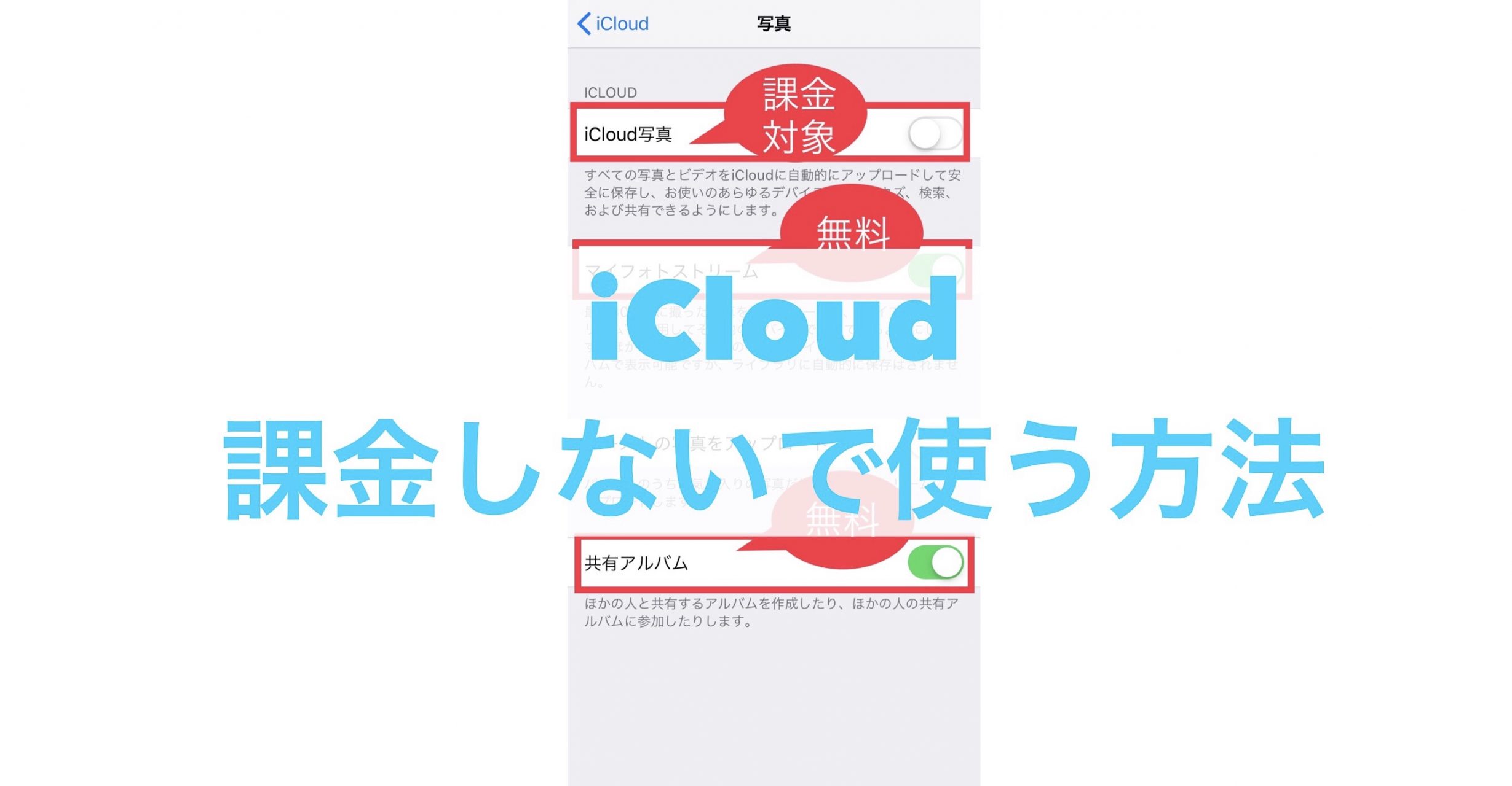 Icloudの容量が足りないとき おすすめの設定 意外と知られていない便利技